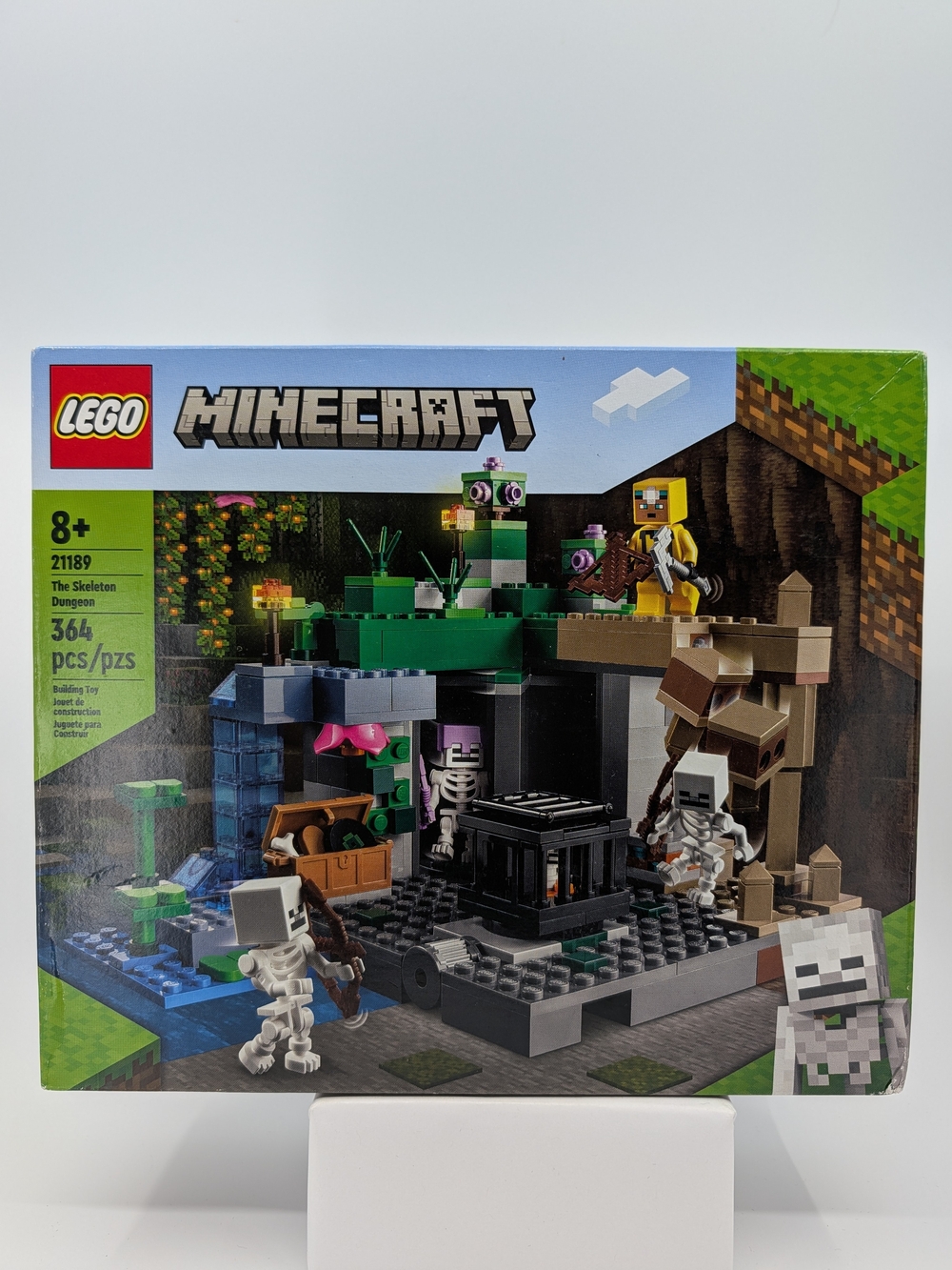 LEGO 21189 Minecraft The Skeleton Dungeon Building Set, Sealed